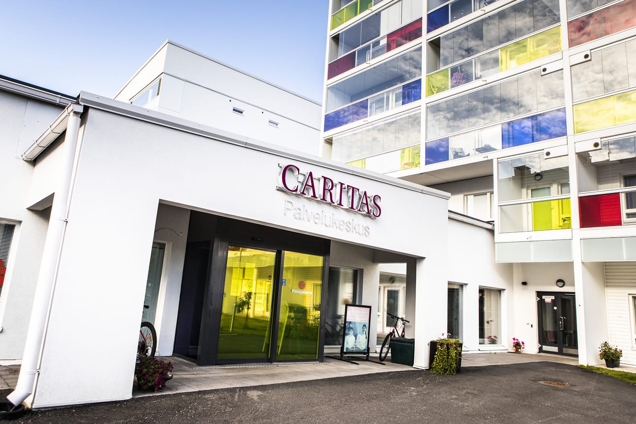 Yt-neuvottelut koskevat myös Caritaksen Rovaniemen-yksikköä. Se toimii lähellä keskustaa Lapinkadulla.