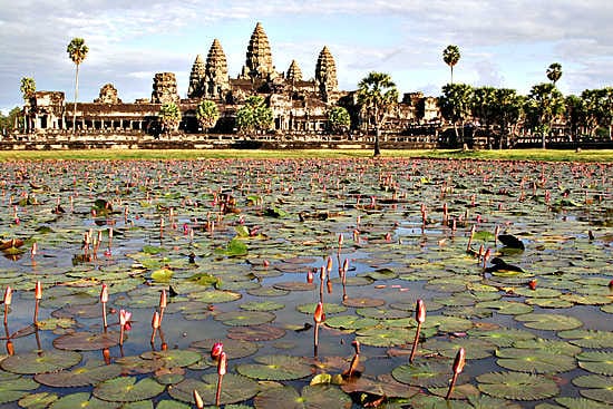 Angkor Wat -temppeli. Arkistokuva.