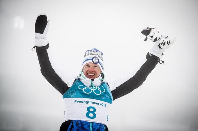 Maastohiihtäjä Krista Pärmäkoski rohmusi Pyeongchangin talviolympialaisista peräti kolme henkilökohtaista mitalia, yhden hopean ja kaksi pronssia. KUVA: Jussi Leinonen