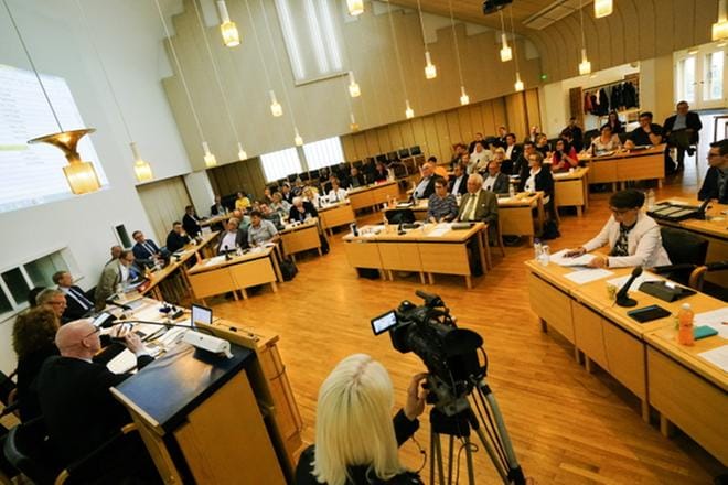 Valtuusto aloitti työnsä vuonna 2017. ARKISTOKUVA: SAMPPA TOIVONEN
