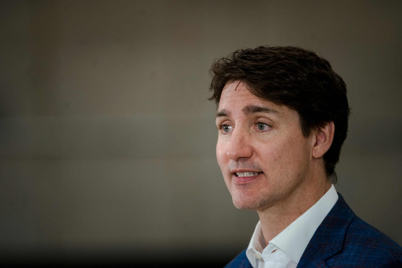 Kanadan pääministeri Justin Trudeaun liberaalipuolue on ollut vallassa lähes yhdeksän vuotta, mutta viime vuosina suosio on ollut laskusuunnassa. LEHTIKUVA/AFP