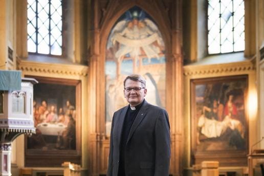 Teologian maisteri Tuomo Klapuri on työskennellyt Vaasassa vuodesta 1991 saakka. Hän aloittaa kirkkoherrana 1. joulukuuta, jollei valituksia tule. ARKISTOKUVA: JARNO PELLINEN