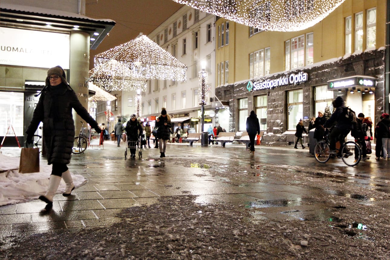Oulussa joulua vietetään nollakelissä.