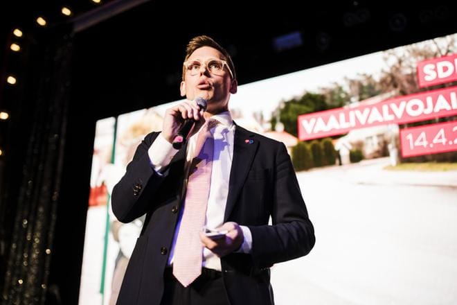 –Erikoinen avaus kokoomukselta. Jo neuvottelujen toisena päivänä julkaistiin nimilista osallistujista eli aika avoimesti tätä tehdään, Sdp:n puoluesihteeri Antton Rönnholm sanoo. Arkistokuva. KUVA: Silja Viitala / Lännen Media