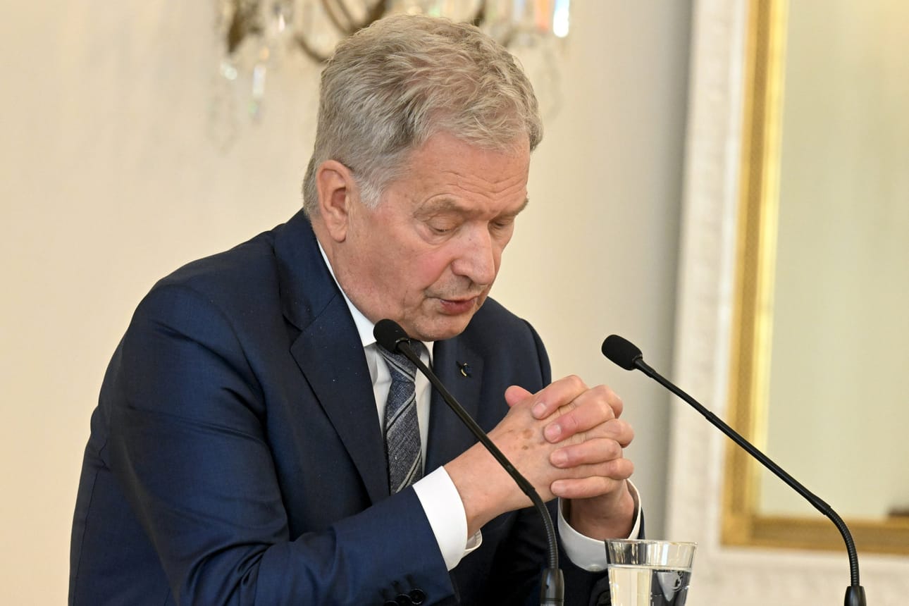 Presidentti Niinistö varoitteli ydinaseiden käytön vaaroista myös aiemmin tässä kuussa Poliitikan toimittajien tapaamisessa. LEHTIKUVA / Jussi Nukari