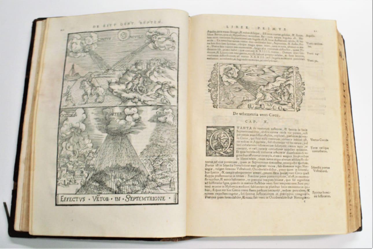 Olaus Magnus: Pohjoisten kansojen historia, Historia de gentibvs septentrionalibvs, 1555.