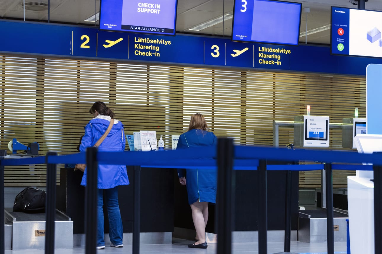 Vaasan lentoasemalta nousee lomalentoja melkein jokaisena vuoden viikkona.