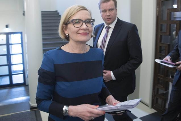 Eduskunnan puhemies Paula Risikko tukee vahvoja toimia eduskunnan epäasiallisen käytöksen kitkemiseksi. KUVA: MAURI RATILAINEN