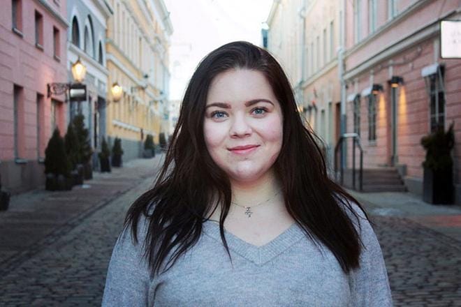 Lukiolainen Oona-Mari Marsch sai 42 äänestäjän tuen ja paikan valtuustossa. KUVA: TUUKKA SALO