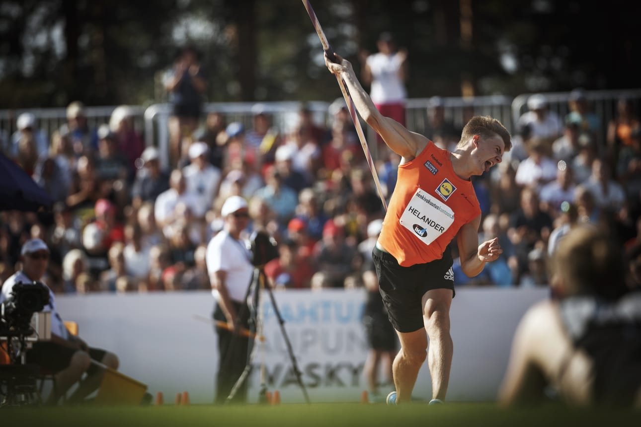 Oliver Helander palaa Turussa keihäskisoihin.