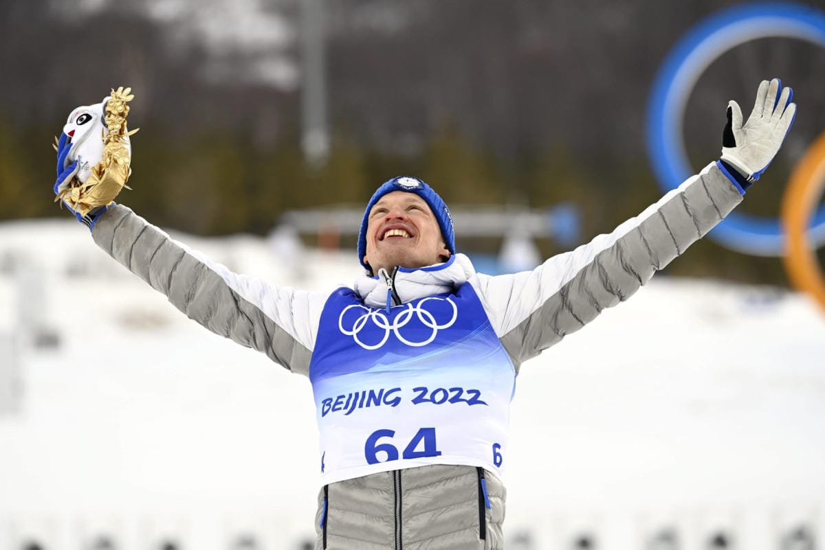 Iivo Niskanen on voittanut olympiakultaa kolmissa kisoissa peräkkäin. Lehtikuva / Emmi Korhonen