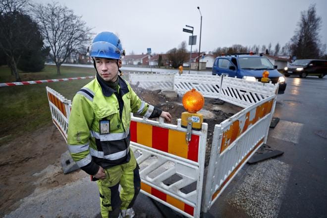 Kuvassa Seinäjoen Energian kaukolämpöasentaja Jaakko-Pekka Winter. Kuvat: Tomi Kosonen