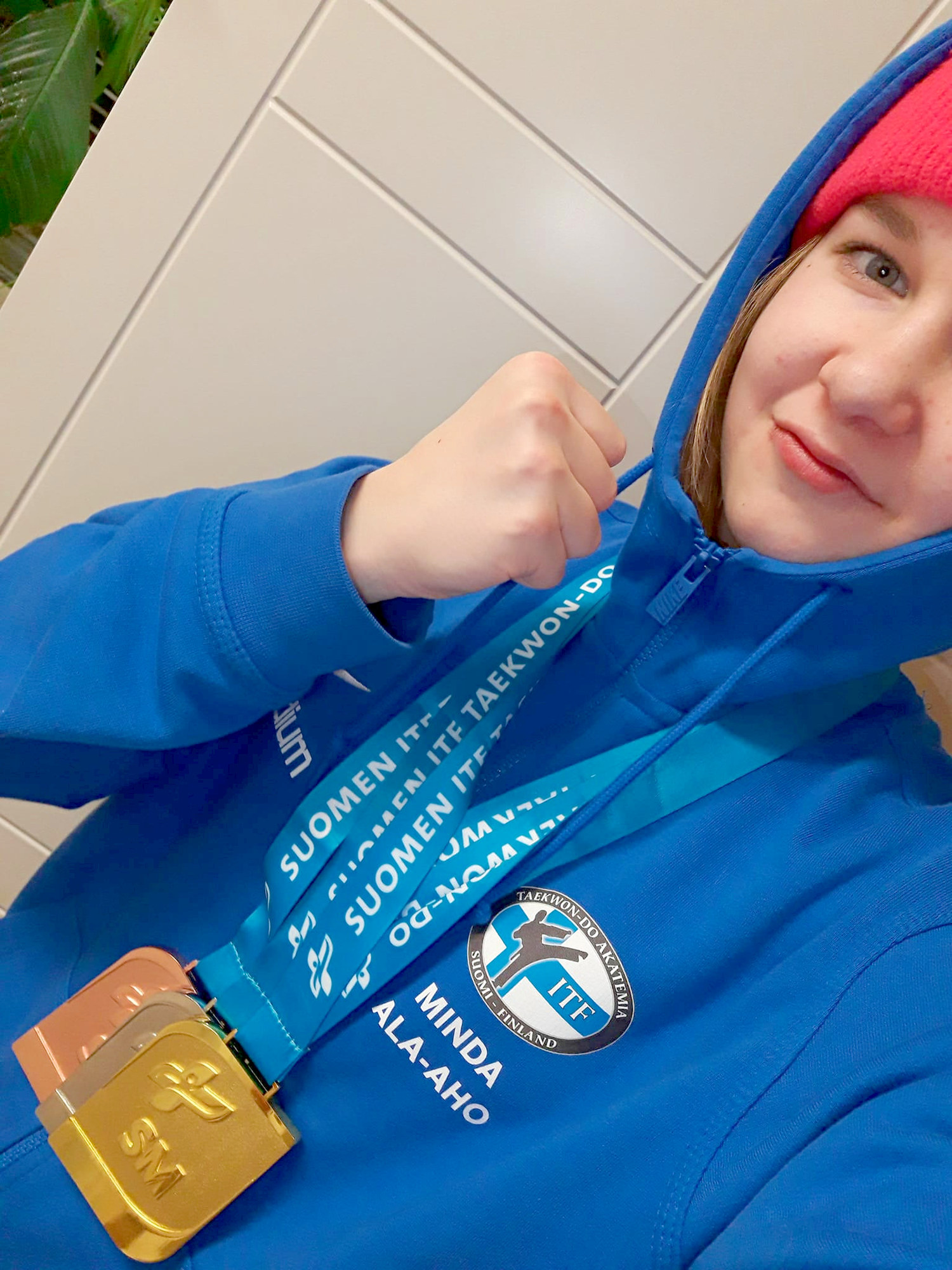Junioriluokassa vielä kisaava Minda Ala-ahon tuomisina oli kultaa, hopeaa ja pronssia. Kuva: Inka Khanji/SITF