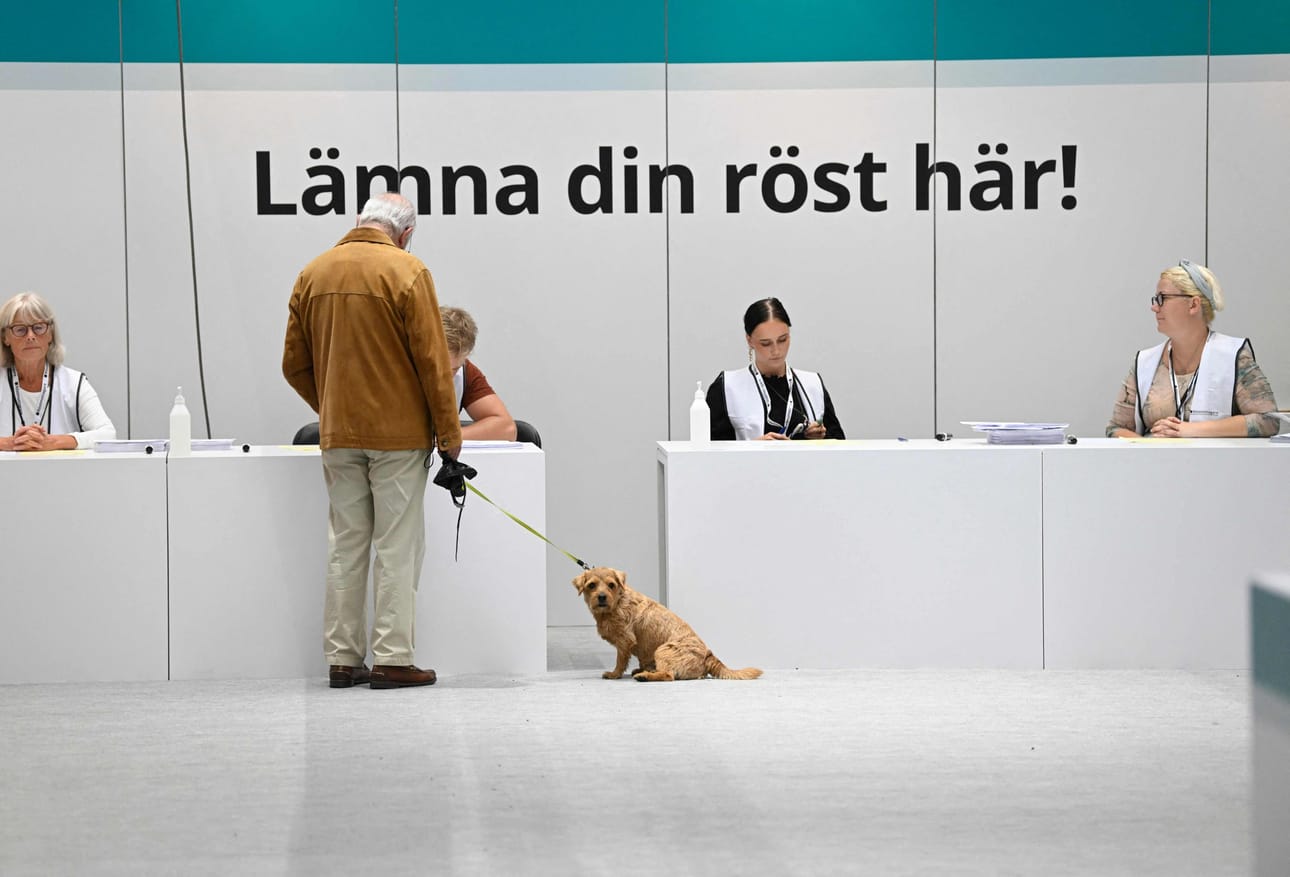 Ruotsissa pidetään valtiopäivävaalit kahden viikon kuluttua. LEHTIKUVA/AFP