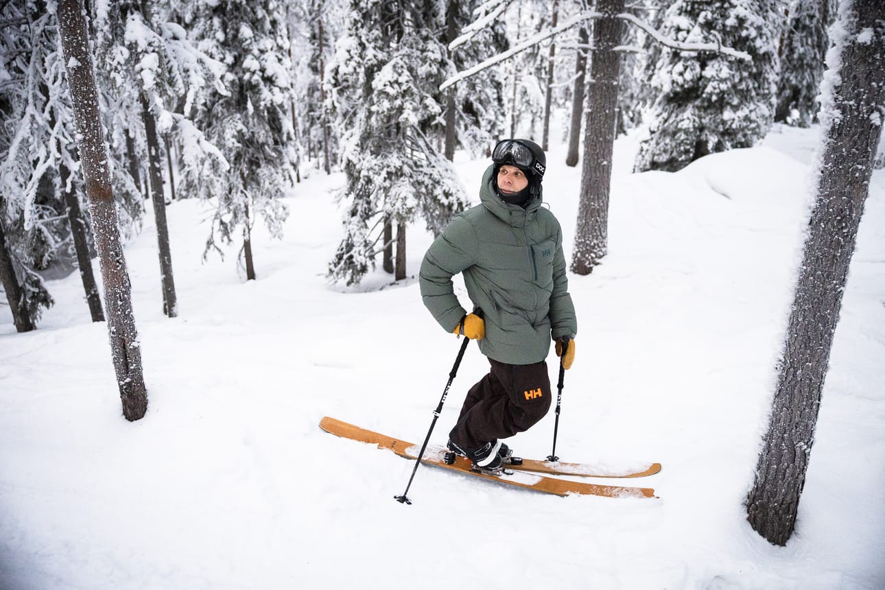 Metsässä laskemisesta tuli 90-luvulla oma laji, jota alettiin kutsua vapaalaskuksi. Jani Johansén on aloittanut lasku-uransa 80-luvulla Levillä.