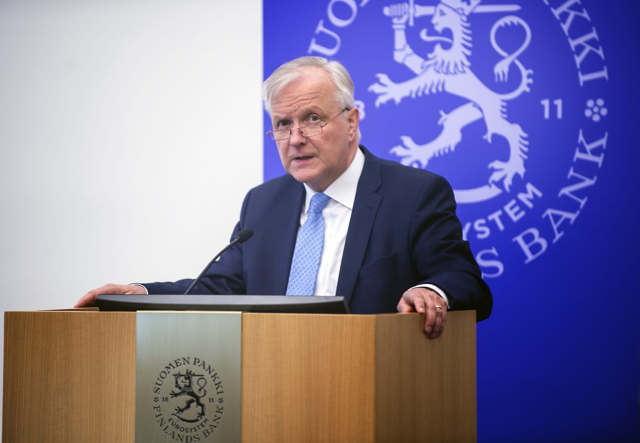 Suomen pankin pääjohtaja Olli Rehn sanoo EKP:n rahapoliittisia toimia merkittäviksi koko euroalueen kannalta.