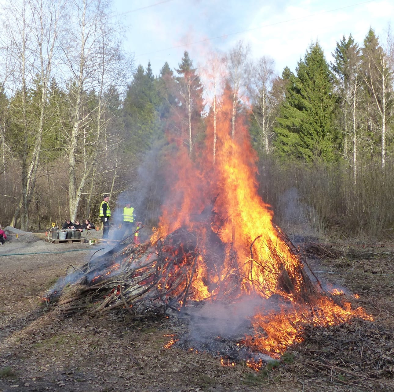 Edvininpolun pääsiäiskokko palaa tuttuun tapaan pääsiäislauantaina.