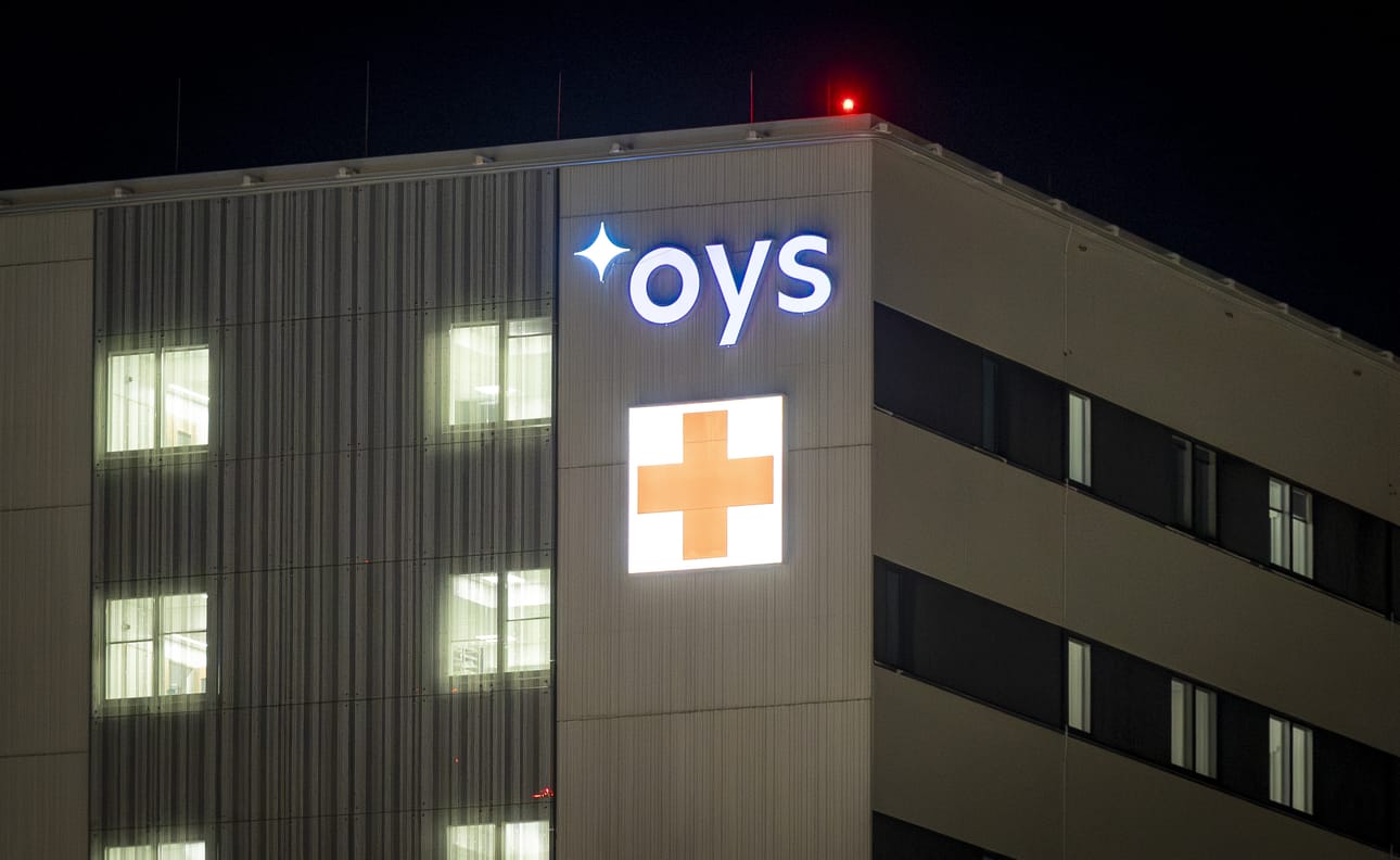 OYSin yhteispäivystykseen tuli uutenavuotena viisi raketeista vammoja saanutta potilasta.