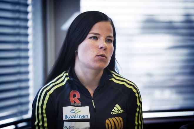 Krista Pärmäkoski haluaa uransa ensimmäisen henkilökohtaisen olympiamitalin ensi talvena. Kuva: Jarno Pellinen