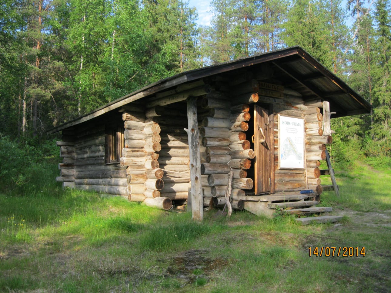 Pajupuron kämppä Koroumalla.