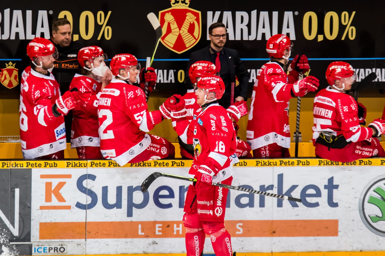 Henrik Eriksson teki Kouvolassa kauden neljännentoista maalinsa.