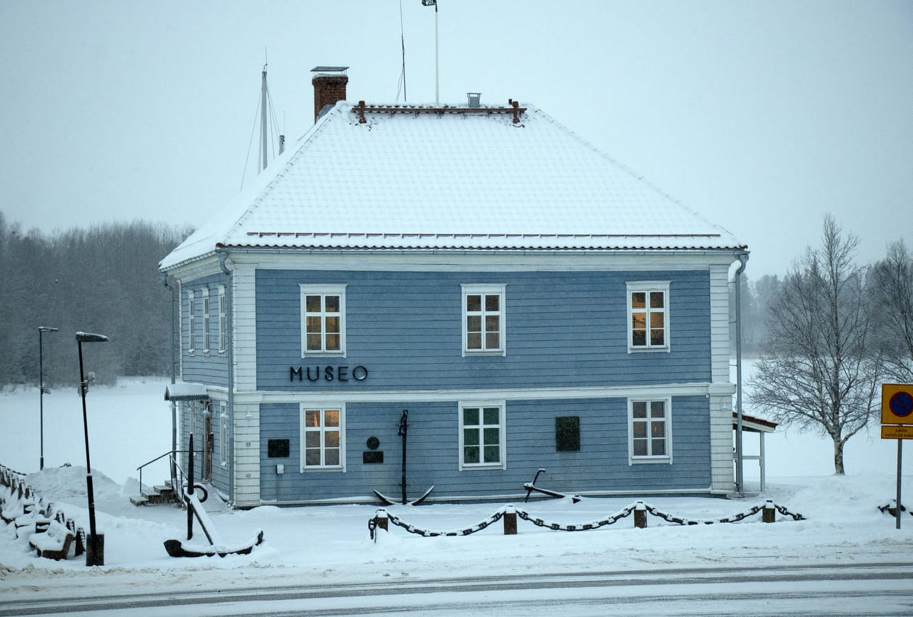 Pakkahuoneen museo on toiminut aikoinaan myös Raahen kirjastotalona.