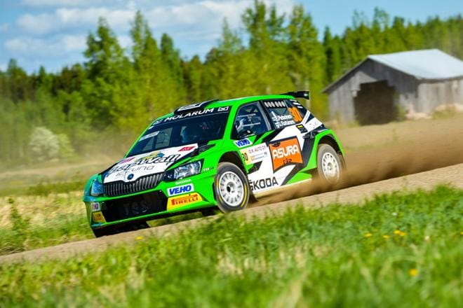 Eerik Pietarinen johtaa SM-sarjaa 99 pisteellä neljän osakilpailun jälkeen. Kuva on edellisestä Kouvolan SM-osakilpailusta toukokuulta. KUVA: AKK/ Toni Ollikainen