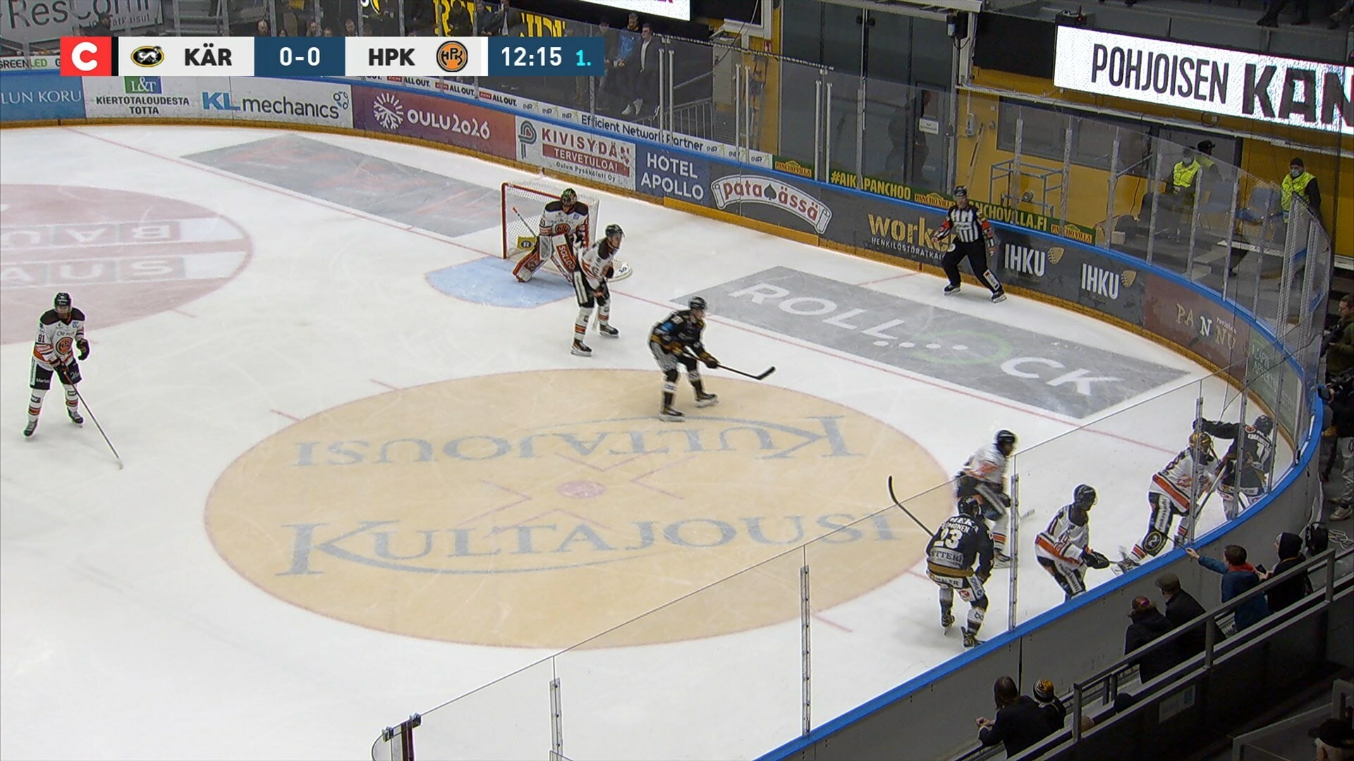 Maalikooste: Kärpät kaatoi HPK:n lauantaina 3-0