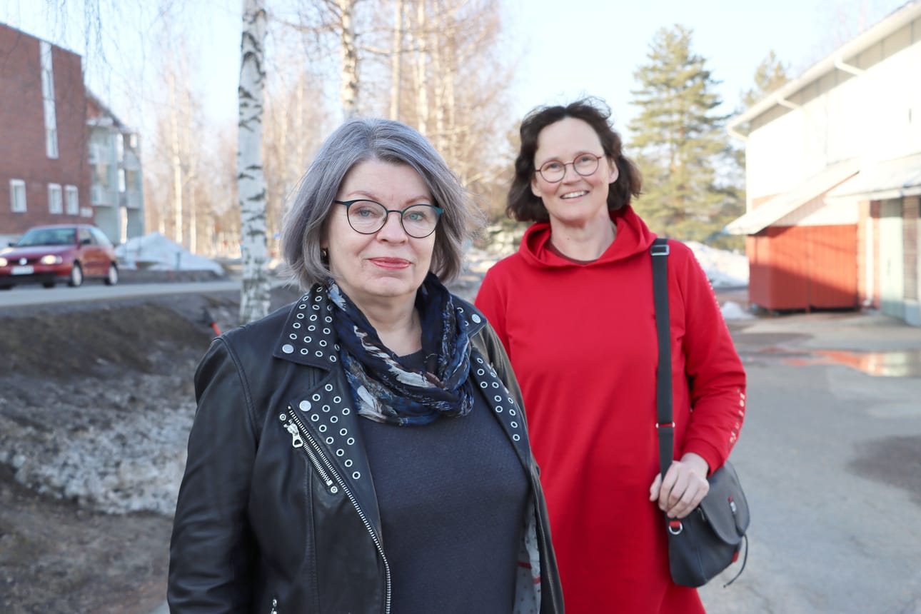 Anneli Lamminpää ja Anu Salo uskovat saavansa osallistumisestaan antoisan kokemuksen.