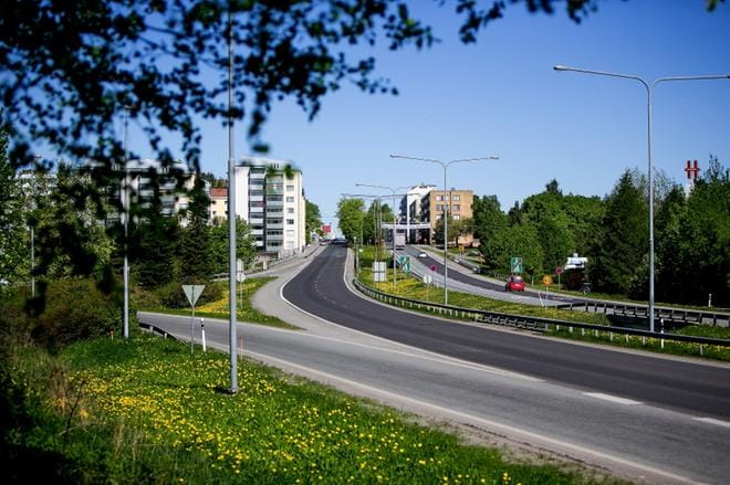 Moottoritien päässä alkaa torstaina mittava työmaa. Arkistokuva: Jaakko Elenius