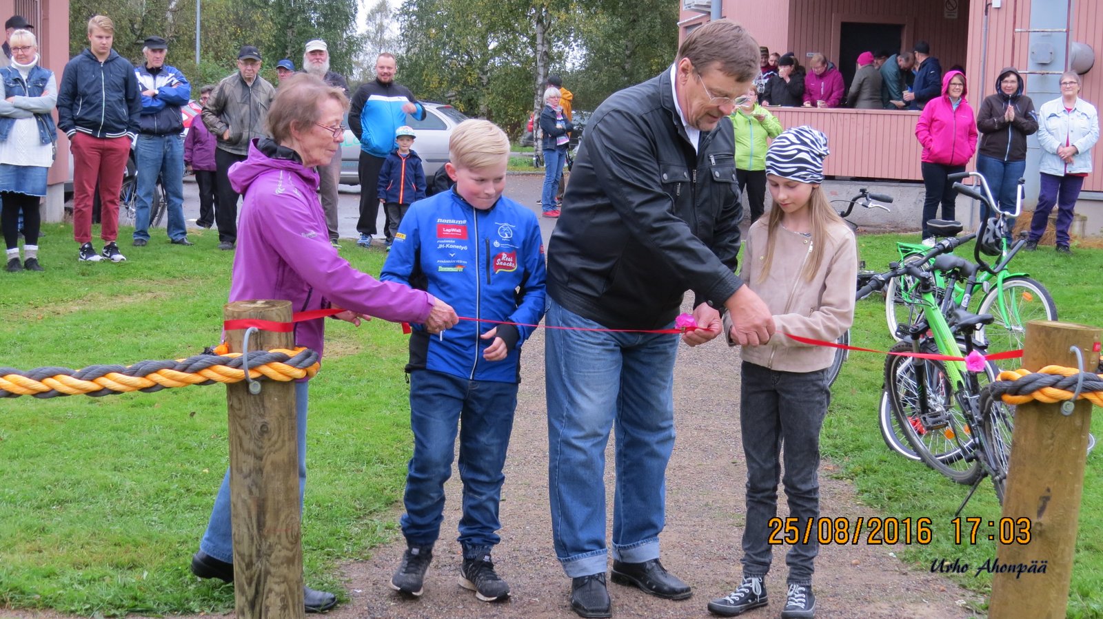 Puisto avattiin vauhdikkaasti Pyhännällä