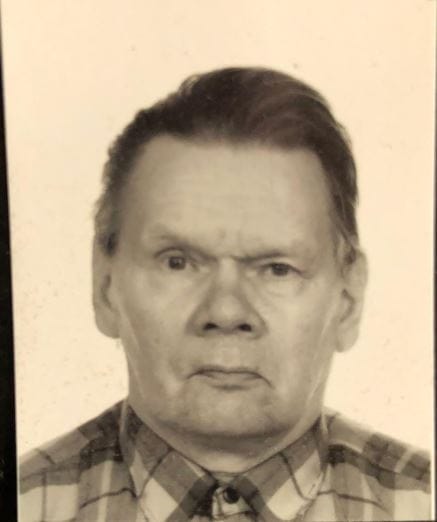 Poliisin julkaisema kuva kadonneesta Jorma Arvolasta.