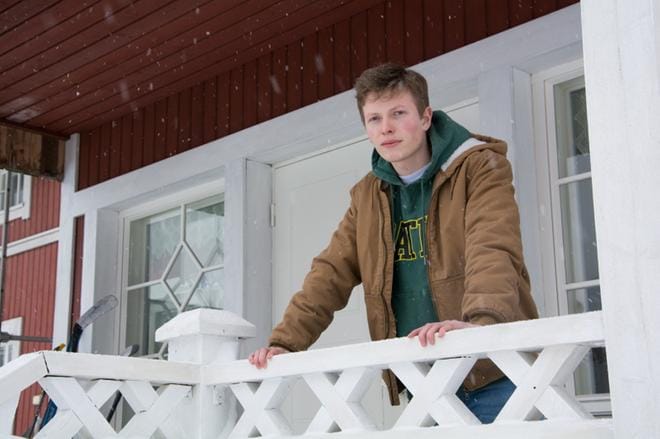 Vapaaehtoistyöntekijä Lukas etsii Alavudelta isäntäperhettä maaliskuusta elokuun puoliväliin saakka. KUVA: JESSICA RISTIMÄKI
