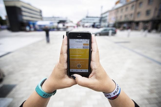 Jodelissa käydään keskustelua monista eri aiheista. Kuva: Maija Saanio