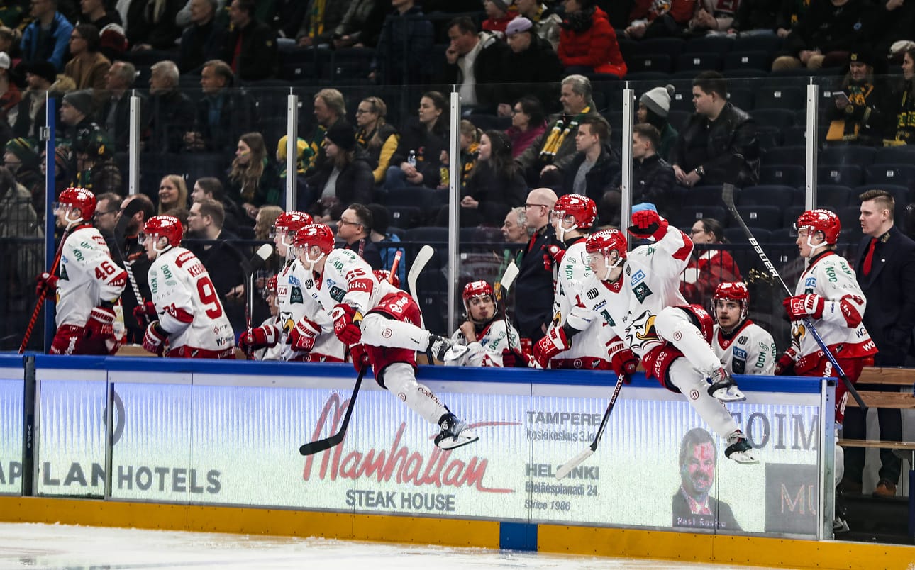 Sport aloittaa kautensa keskiviikkoiltana Oulussa Kärppien vieraana. Arkistokuva.