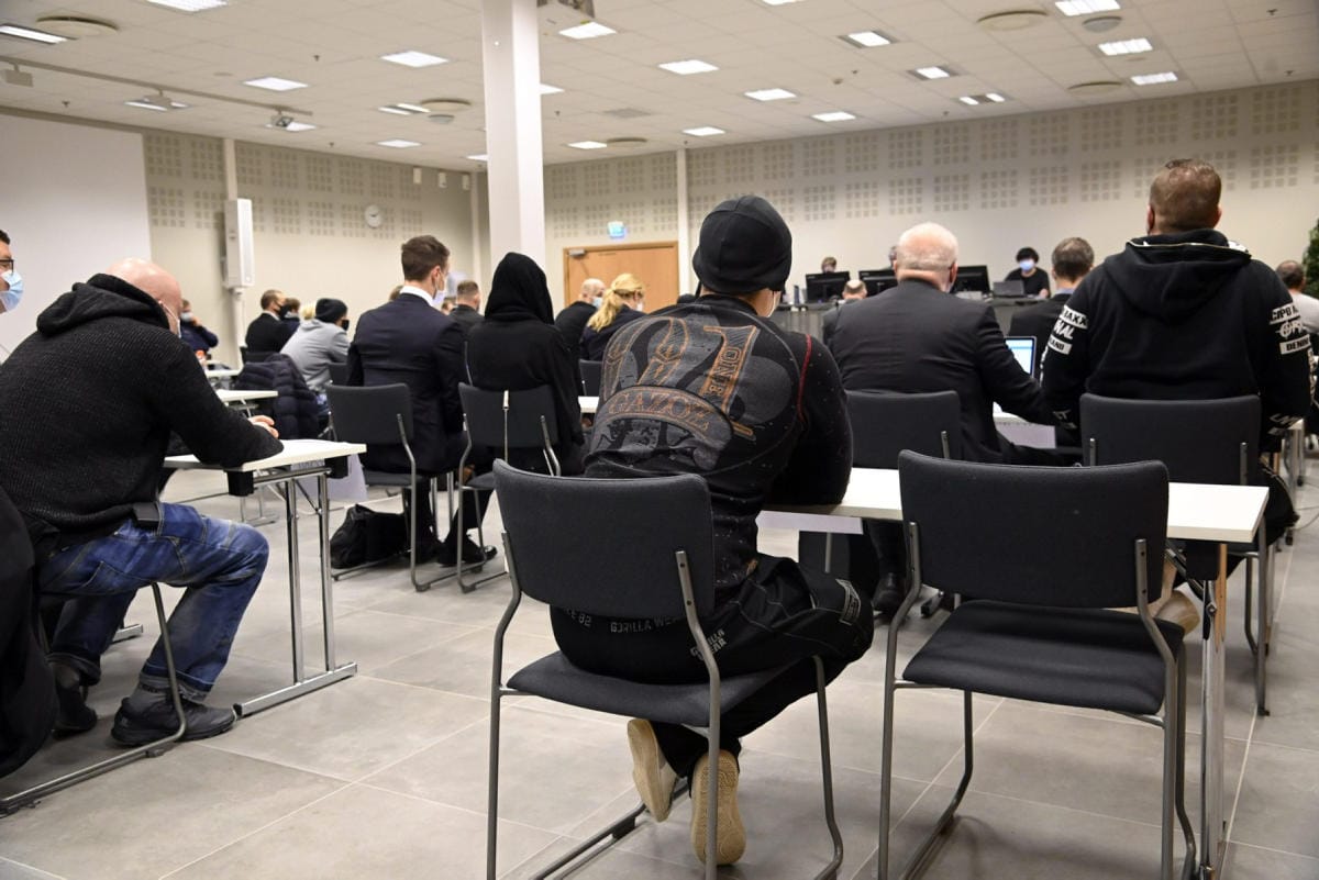 Cannonballiin liittyvää huumejuttua käsiteltiin Päijät-Hämeen käräjäoikeudessa tammikuussa. Lehtikuva / Markku Ulander