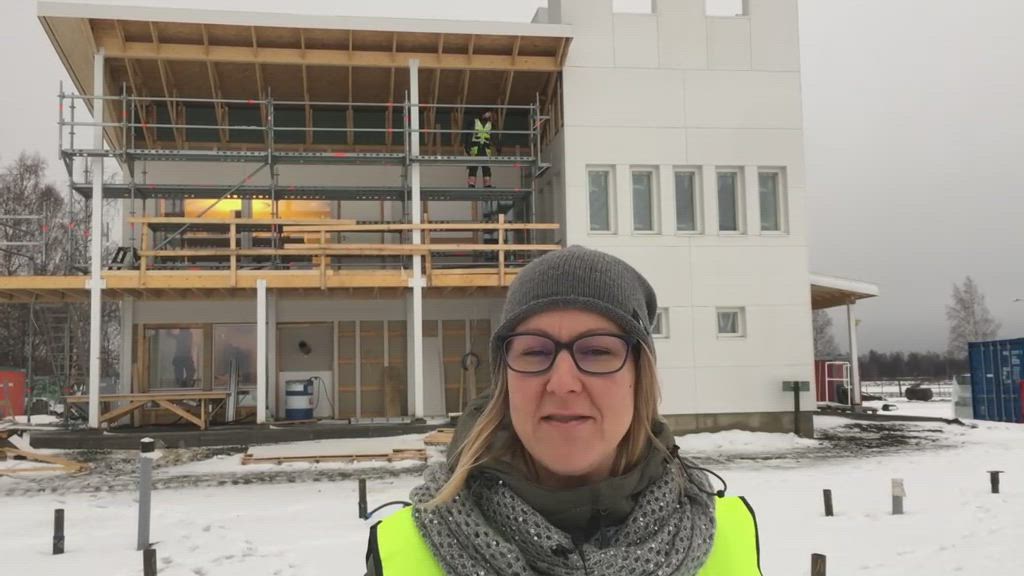 Uutta Lumilinnaa rakennetaan parhaillaan Kemissä.