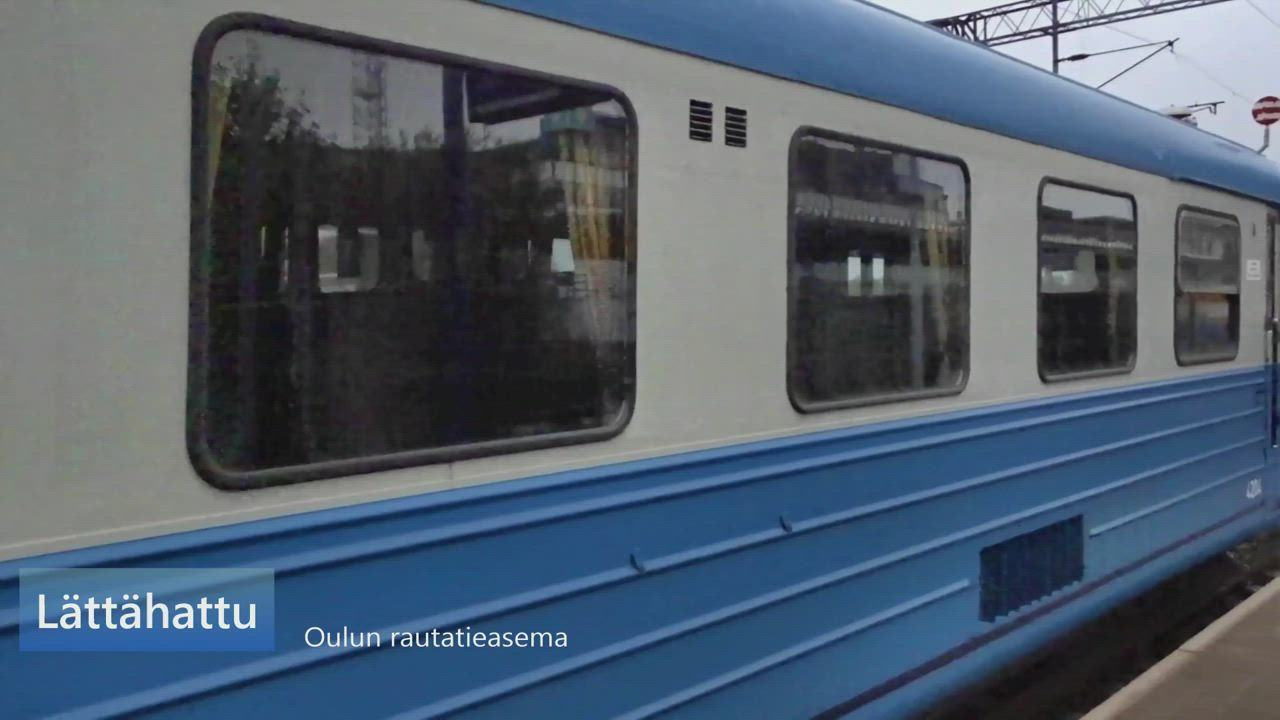 Lättähattu Oulun rautatieasemalla