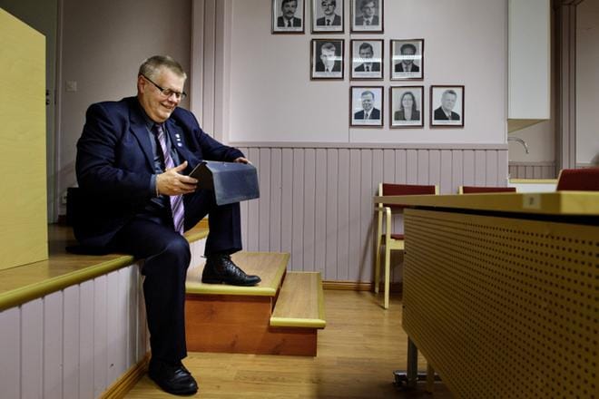 Esko Ahonen valittiin Eläkeliiton Etelä-Pohjanmaan piirin puheenjohtajaksi viime viikonloppuna. Työt Lestijärven kunnan johdossa on päättymässä ensi vuoden aikana. KUVA: JUKKA LEHOJÄRVI