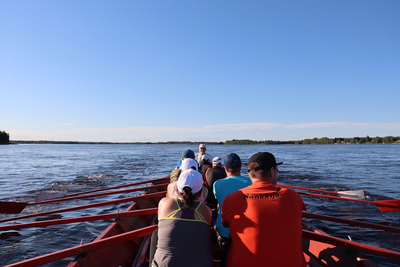 Tavallinen soutuharjoitus on 16 kilometrin pituinen.