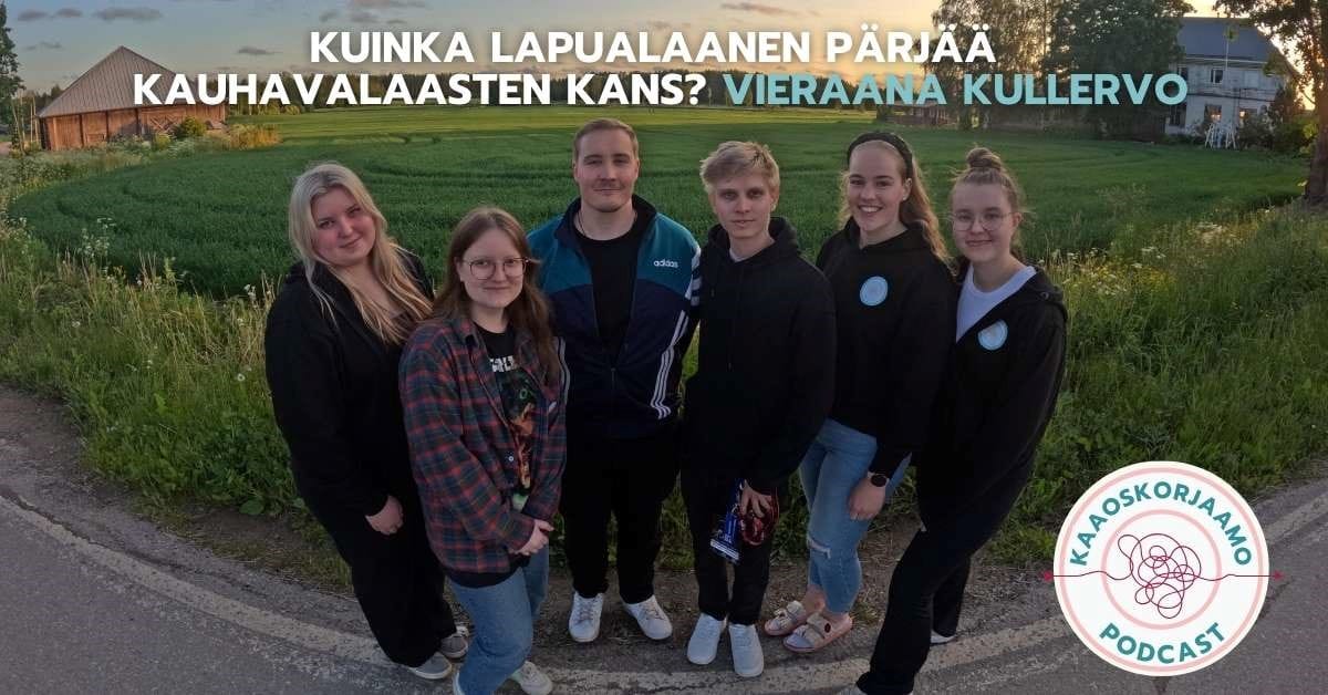 Kaaoskorjaamo on Kortesjärven Ylikylän Nuorisoseuran ja Kauhavan nuorisovaltuuston yhteinen projekti. Tuoreessa jaksossa vieraana on lapualaislähtöinen räppäri Kullervo.