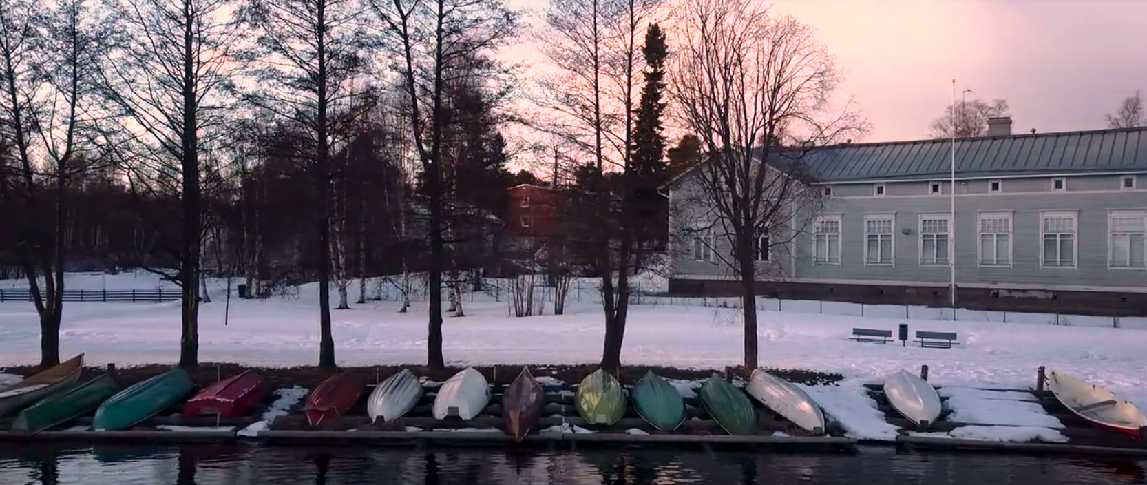 Kevättä ilmassa Oulussa