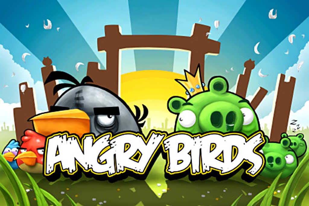 Angry Birds -pelissä possut ovat varastaneet lintujen munat.