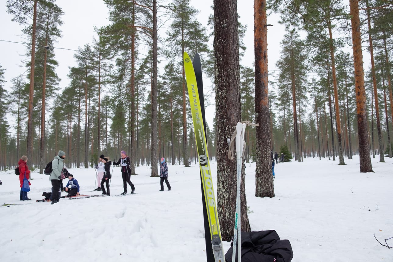 Heikon latutilanteen vuoksi kilpailut siirrettiin Jyrkkäkoskelle.