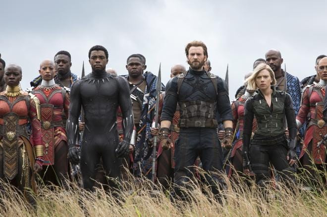 Elokuvassa riittää taistelukohtauksia suurista sotatantereista showpainimaiseen ähinään. Kuva: Marvel Studios