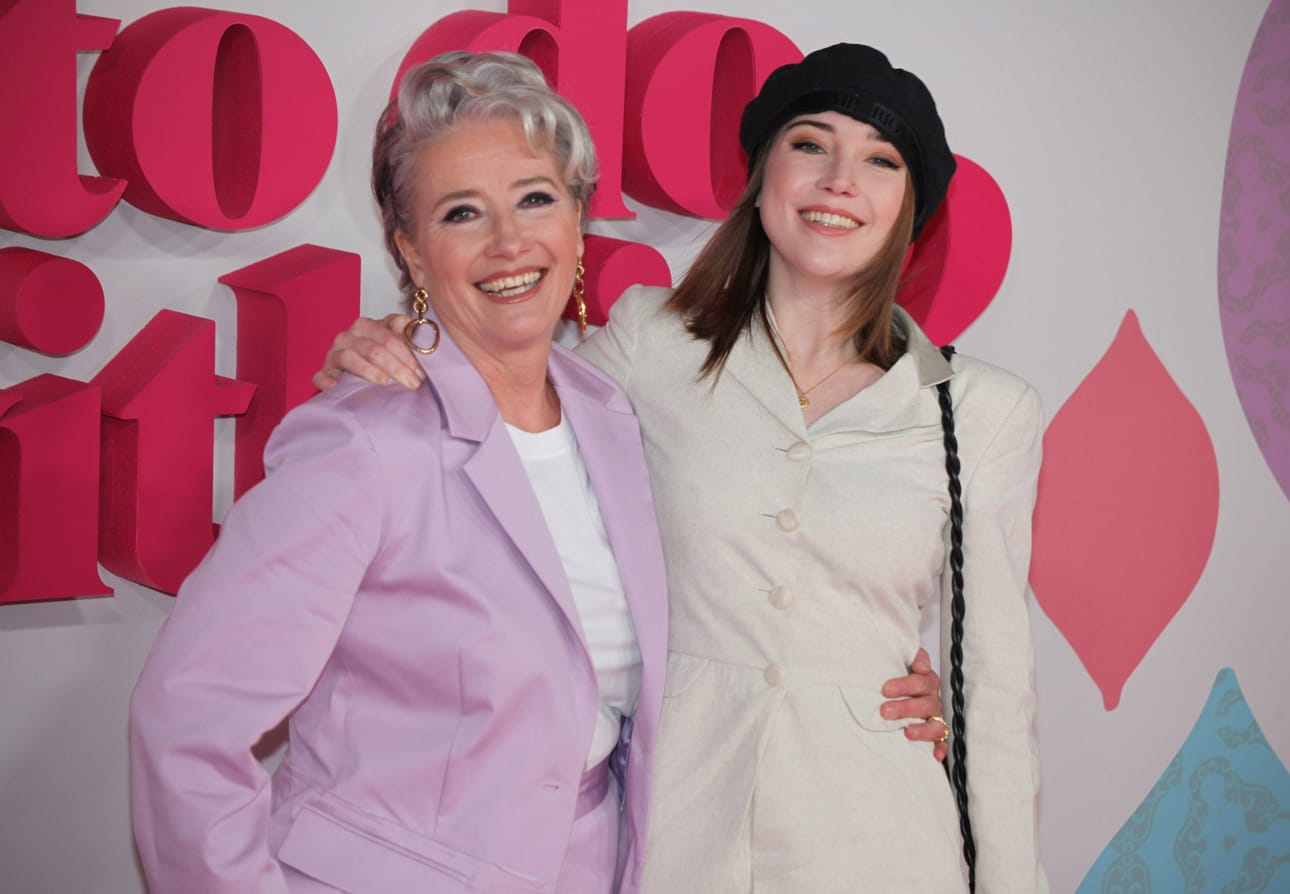 Emma Thompson näyttelee toimintatrilleriksi luonnehditun elokuvan pääroolissa kalastajaa, joka puuttuu nuoren naisen kaappaukseen. Myös hänen tyttärensä Gaia Wise näyttelee Suomessa kuvattavassa elokuvassa. Arkistokuva. LEHTIKUVA / AFP