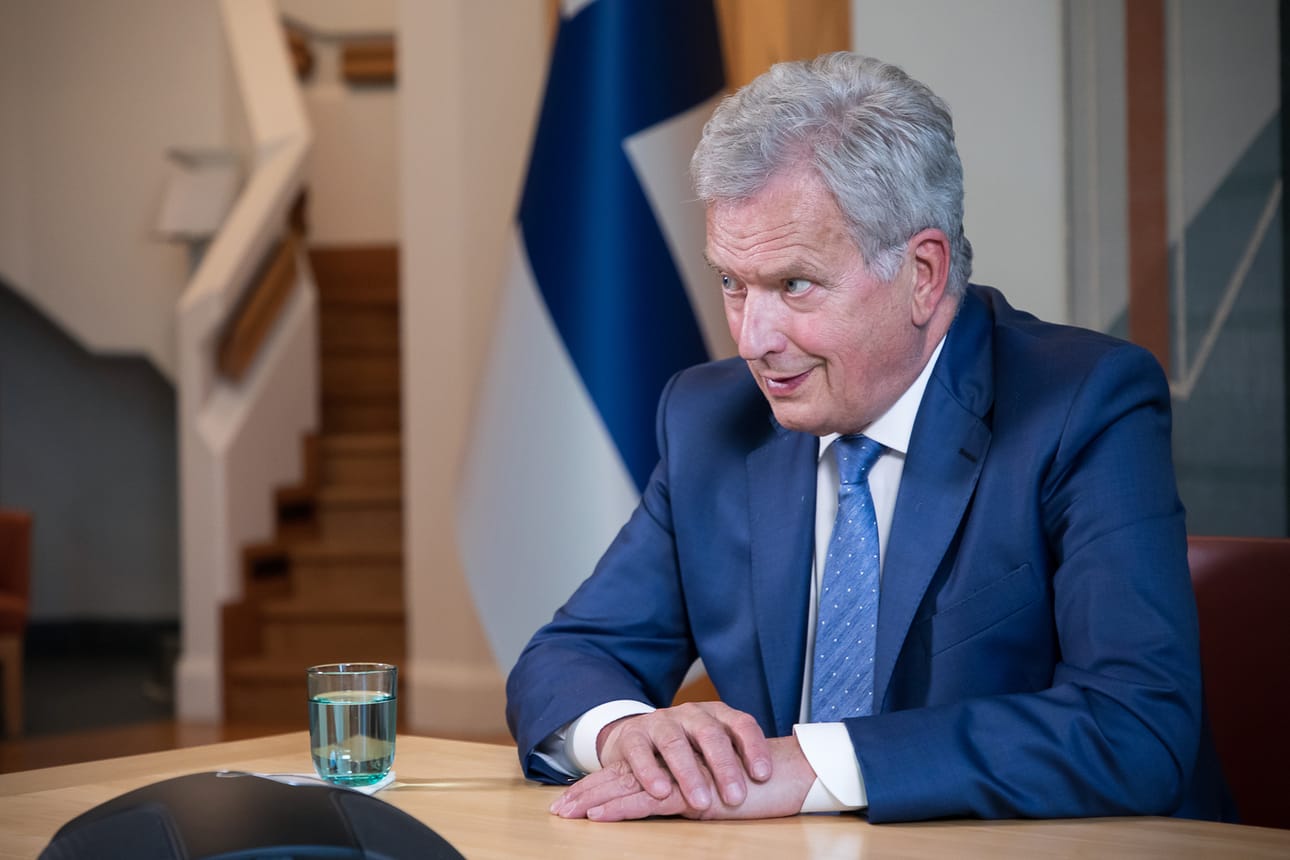 Tasavallan presidentti Sauli Niinistö tuomitsi Venäjän hyökkäyksen jälleen kovin sanoin. Arkistokuva.