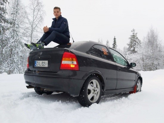 Tunturi on 17-vuotiaalle virtuaali-rallicrossin maailmanmestarille ensimmäinen iso seikkailu