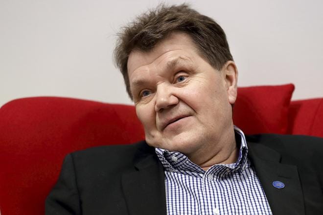 Harry Wallin (kuvassa) ja Aarne Heikkilä jakavat kaupunginvaltuuston varapuheenjohtajuuden Seinäjoella. Kuva: Heikki Hakanen