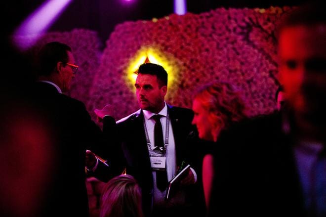 Bayerncarin toimitusjohtaja Joni Nelimarkka vieraili torstaina Nordic Business Forumissa. Hän arvostaa sitä, että samalla kerralla kuulee useita kansainvälisiä liike-elämän huippuja. KUVA: Joel Maisalmi